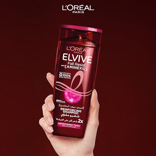 L'Oréal Paris Elvive Fall Resist Shampoo 400ml for Hair Fall Support