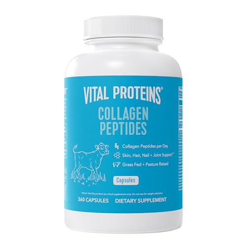 Vital Proteins Collagen Peptides - 550mg, 360 Capsules (Daily Wellness Support)