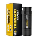MuscleBlaze Tornado Shaker Bottle - 500ml Leakproof Protein Blender