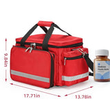 Empty Medical Trauma Bag | Emergency Responder & Nurse First Aid Storage Kit