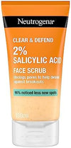 Neutrogena Clear & Defend Facial Scrub: Exfoliating Cleanser for Clear Skin