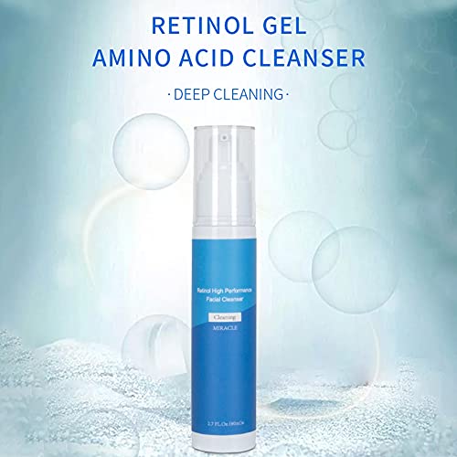 Retinol & Amino Acid Facial Cleansing Gel - Deep Pore Cleansing & Oil Control