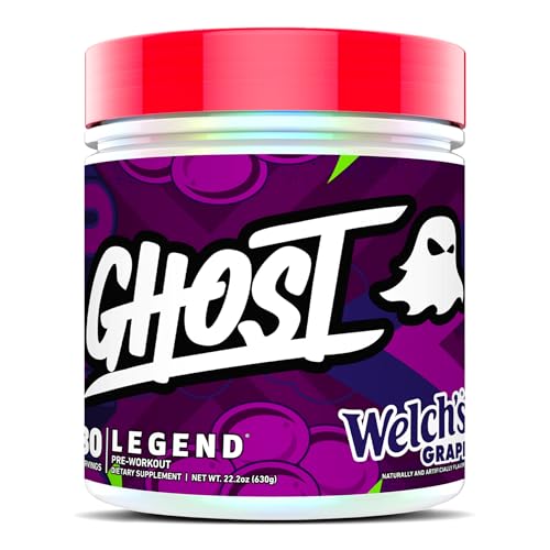 GHOST Legend Pre-Workout Powder - Welch's Grape (Energy & Focus)