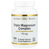 California Gold Nutrition Triple Magnesium Complex - 70mg Multi-Form Formula