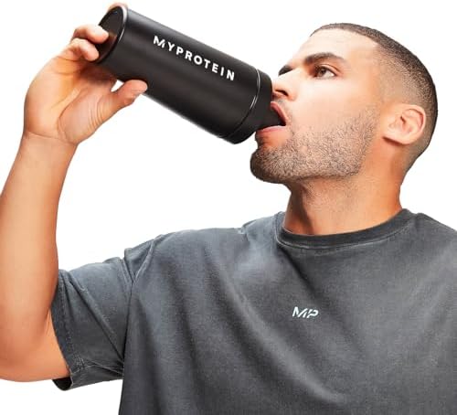 Myprotein MyPro Metal Shaker - 750ml Black - Premium Protein Shaker