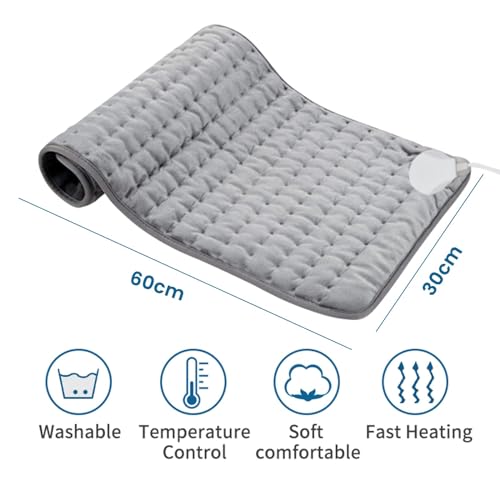 Prosight Electric Fast Heating Pad - Back Pain & Cramps Relief (12x24in)