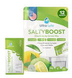 Ultra Lyte SaltyBoost Drink Mix - Salty Citrus Electrolytes Powder - 12 Sachets