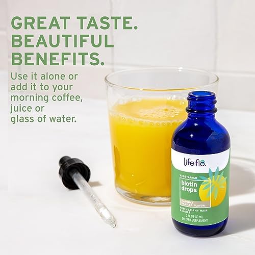 Life-flo Biotin Drops - For Stronger Hair & Nails