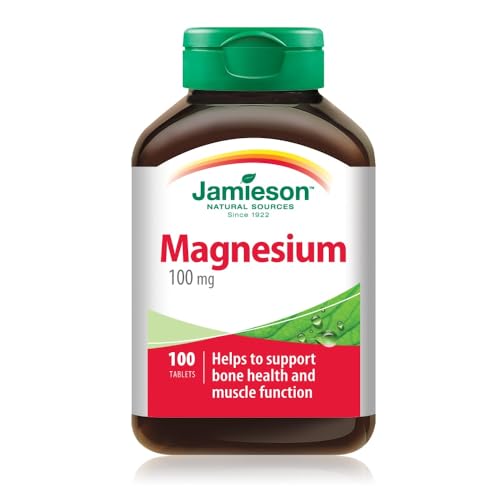Jamieson Essential Magnesium Supplement 100mg (100 Tablets)