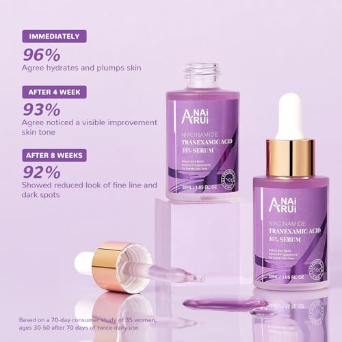 ANAI RUI 10% Tranexamic Acid Serum with Niacinamide & Kojic Acid - Brightening Complex, 1.05 fl.oz.