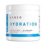 Kaged Electrolytes Muscle Hydra-Charge Powder - 60 Servings Hibiscus Pear - Premium Hydration Formula
