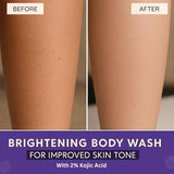 BAKE 2% Kojic Acid Brightening Body Wash with Glycolic Acid & Alpha Arbutin - De-Tan & Pigmentation Removal