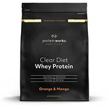 Protein Works Clear Diet Whey Isolate - Orange & Mango - Zero Sugar & Fat - 20 Servings