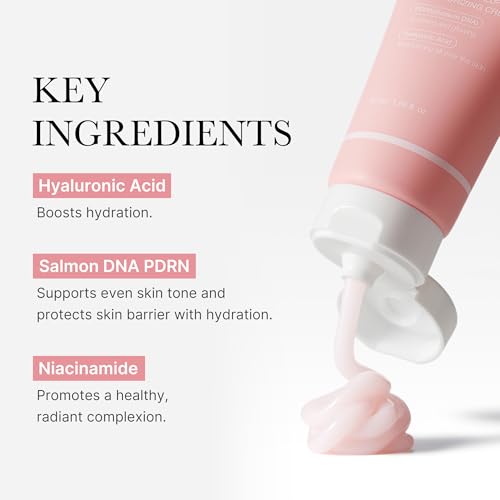 medicube Salmon DNA PDRN Pink Hyaluronic Moisturizing Cream | Pink Soothing Cream for Hydration, Firming, and Pore Care | Korean Skincare