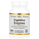California Gold Nutrition Digestive Enzymes – ProHydrolase® & Amylase Blend – 90 Veggie Capsules for Optimal Digestion & Nutrient Absorption