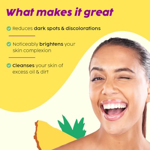 PLIX The Plant Fix 5% Pineapple Foaming Facewash (100ml) | Depigmentation & Brightening Cleanser