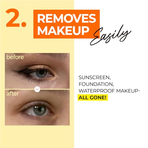 numbuzin No.1 Easy Peasy Cleansing Oil – Gentle Makeup Remover with Corn & Macadamia Seed Oils | Waterproof, Blackhead & Excess Oil Control | Hydrating, Non-Heavy | 200ml