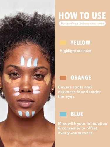 SHEGLAM Magic Color Correcting Concealer, Long Lasting Light Peach Brightening Full Coverage Concealer