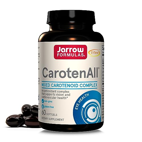 Jarrow Formulas CarotenAll: 7 Carotenoids for Vision & Cardiovascular Health (60 Count)