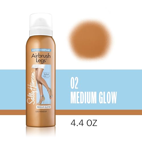 Sally Hansen Airbrush Legs Makeup - Medium Glow for Sun-Kissed Legs - 124.7g
