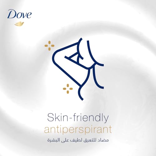 Dove Women's Antiperspirant Deodorant Cream (2 Pack) - 24H Protection, Alcohol-Free