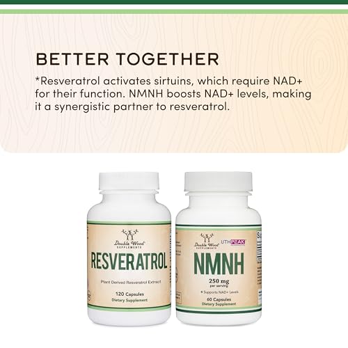 Natural Resveratrol 500mg - 120 Capsules from Polygonum Root for Anti-Aging