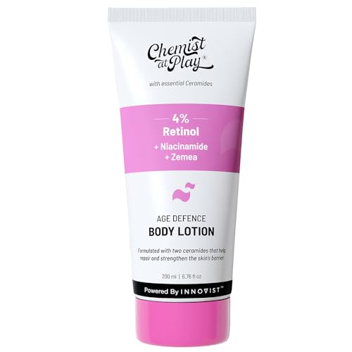 Chemist at Play Anti-Aging Body Lotion with 4% Retinol, Niacinamide & Zemea 200ml