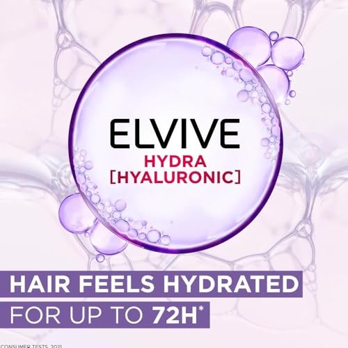 L'Oreal Elvive Hydra Shampoo 400ml - Hydrating & Volumizing Hair Shampoo for Dry Hair