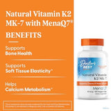 Doctor's Best, Natural Vitamin K2 MK-7 , 45 mcg, 180 Veggie Caps