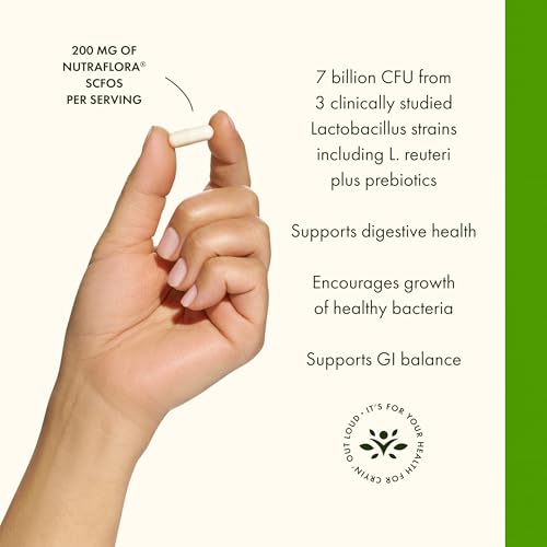 Swanson L. Reuteri Probiotic Plus: Digestive & Gut Health Support (30 Veggie Capsules)