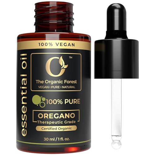 100% Plant-Based Oregano Essential Oil - Pure, Natural, Steam Distilled for Aromatherapy & Wellness