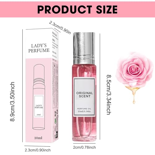 Pheromones Perfume for Women - Enhanced Scents Long-Lasting Roll-On Fragrance (2PCS)