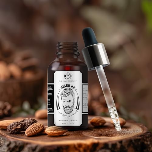 The Man Company Beard Growth Oil - Almond & Thyme - 30ml