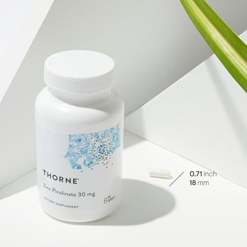 Thorne, Zinc Picolinate, 30 mg, 180 Capsules