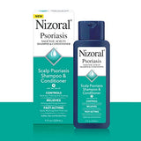 Nizoral Psoriasis Shampoo & Conditioner - Effective Scalp Psoriasis Treatment with Ketoconazole - 11 Ounce