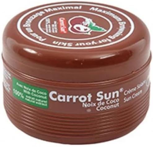 Carrot Sun Coconut Tanning Cream - Hydrating Tropical Escape (350ml)
