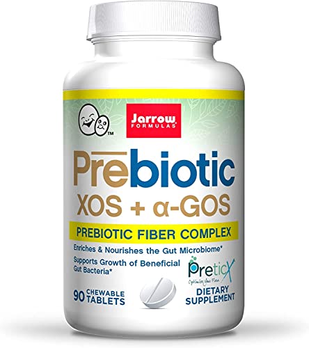 Jarrow Formulas Prebiotics XOS + GOS - 90 Chewable Tablets - Gut Health Support