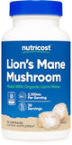 Nutricost Lion's Mane Mushroom Capsules - Organic, Gluten-Free, 2100mg, 30 Servings