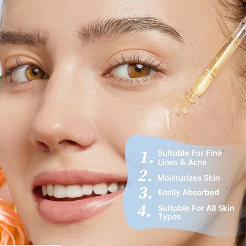 MIZEEYE Retinol 1% in Squalane Serum - Moisturizing Retinol Face Serum for Fine Lines & Acne - 30ML