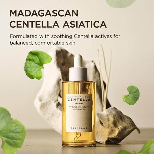 SKIN1004 Madagascar Centella Asiatica Ampoule Facial Serum - Soothes Acne Prone & Sensitive Skin - 55ml