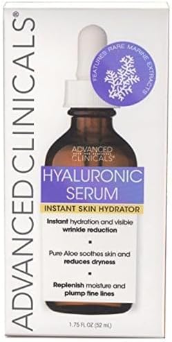 Advanced Clinicals Hyaluronic Serum Instant Skin Hydrator.1.75fl. oz