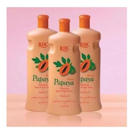 RDL Papaya Extract Whitening Hand & Body Lotion + Vitamin E 600ml