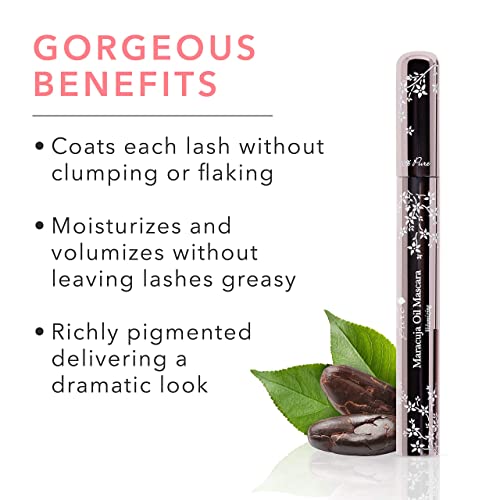 100% PURE Maracuja Oil Mascara for Voluminous, Lengthening Lashes - Blackberry (0.35 oz)