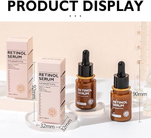 Goreem Retinol Face Serum - Anti-Aging Firming & Moisturizing Treatment for Fine Lines - 30ml