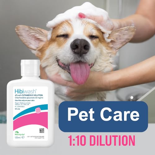 Hibiwash 125ml Antimicrobial Body Wash – Pre- & Post-Operative Cleanser with JJH Medical 5-Day Protocol Guide