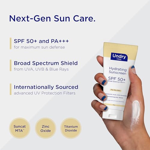 Hydrating Sunscreen for Dry Skin - SPF 50 Broad Spectrum with HA & Ceramide - 50g