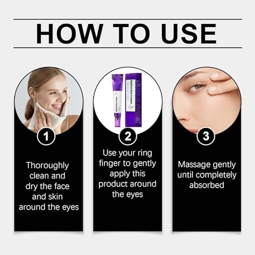 ALMEKAQUZ Retinol Intense Reactivating Eye Cream - Anti Aging, Puffiness Remover, Dark Circles, Skin Brightening