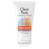 Neutrogena Clear Pore Cleanser Mask - Deep Cleansing & Pore Refining, 4.2 Ounce