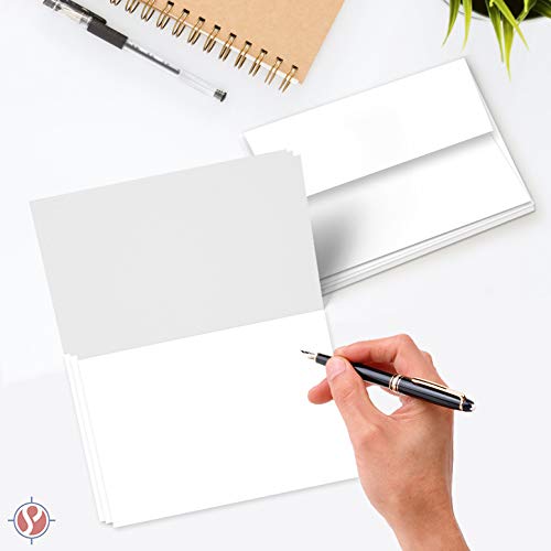 25-Pack Baby Girl Thank You Cards & Envelopes | Elegant Pink Stork Design (4.25" x 5.5")