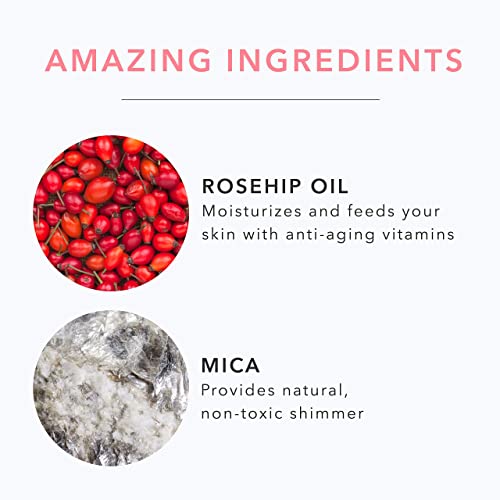 100% PURE Pretty Naked II Makeup Palette - Fruit Pigmented Eyeshadow, Blush & Highlighter (Vegan Nude Tones)